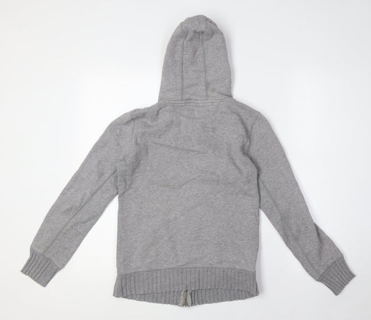 Gap Womens Grey Cotton Full Zip Hoodie Size XS Zip