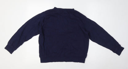 Womens UK Size 8 ASOS Blue Pullover Sweatshirt