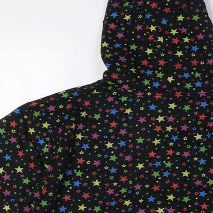 Bubble Girls Multicoloured Cotton Full Zip Hoodie Size 8 Years Zip - Stars