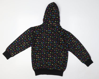 Bubble Girls Multicoloured Cotton Full Zip Hoodie Size 8 Years Zip - Stars