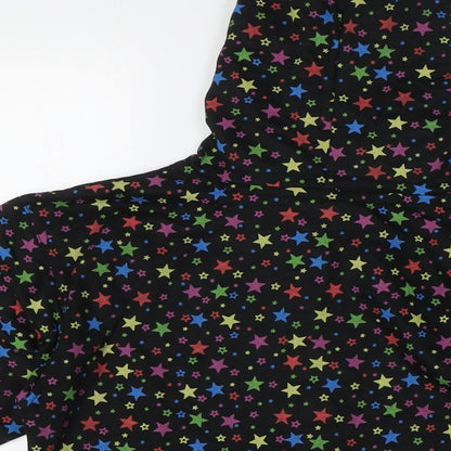 Bubble Girls Multicoloured Cotton Full Zip Hoodie Size 8 Years Zip - Stars