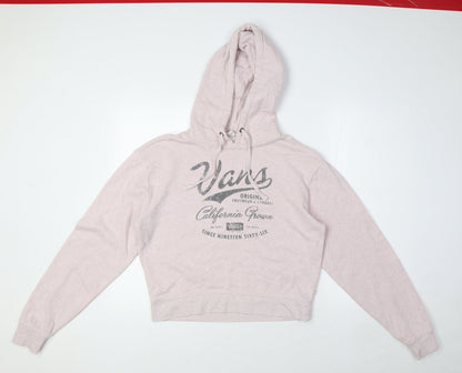 VANS Womens Pink Cotton Pullover Sweatshirt Size XS - Pale Pink