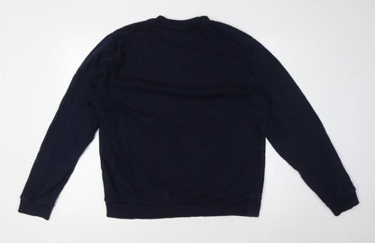 Mens UK Size L ASOS Blue Pullover Sweatshirt