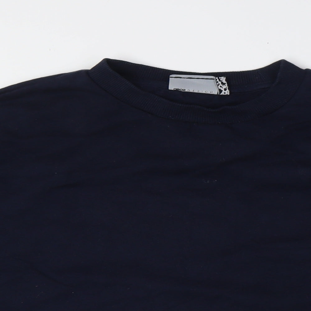 Mens UK Size L ASOS Blue Pullover Sweatshirt