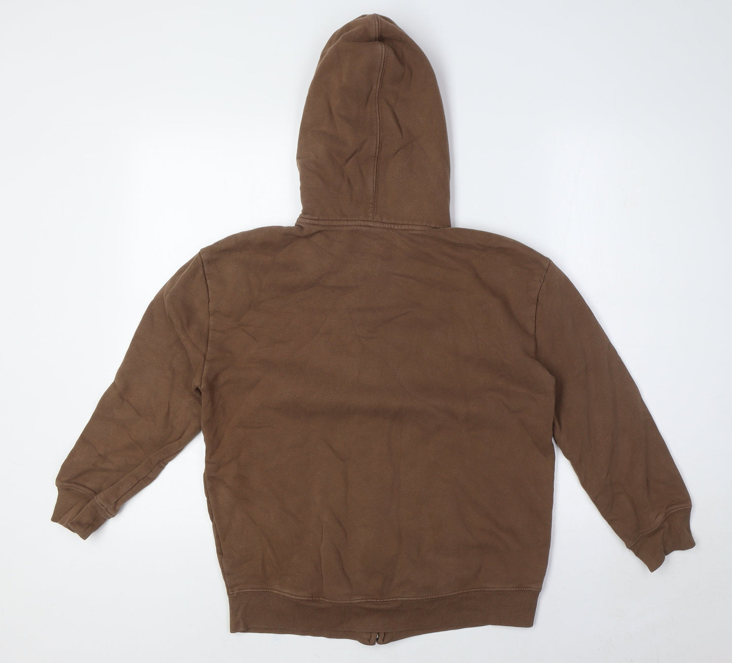 Gap Womens Brown Polyester Full Zip Hoodie Size 10 Zip