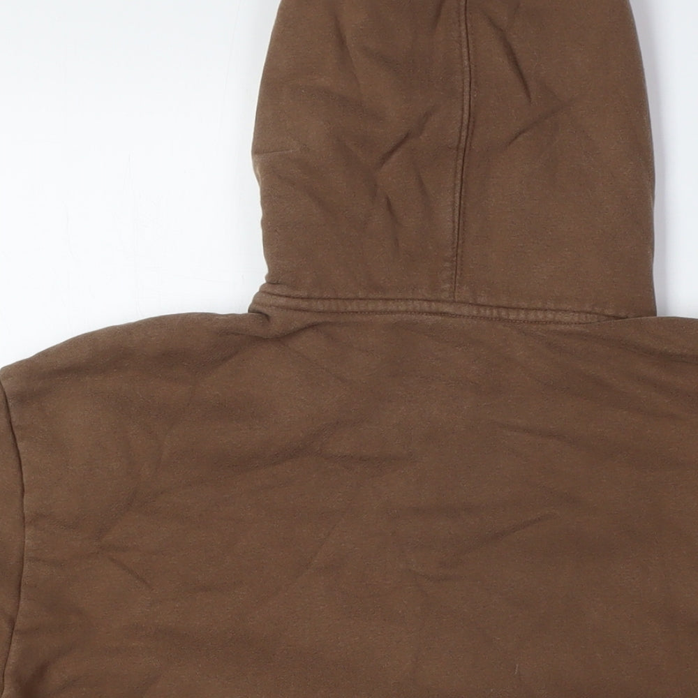 Gap Womens Brown Polyester Full Zip Hoodie Size 10 Zip