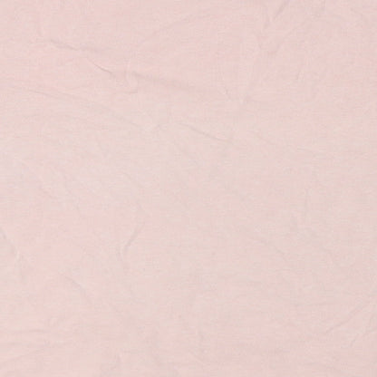 Womens UK Size S Zara Pink Basic T-Shirt