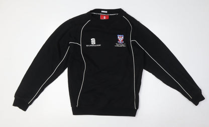 Surridge Mens Black Cotton Pullover Sweatshirt Size S - York City FC