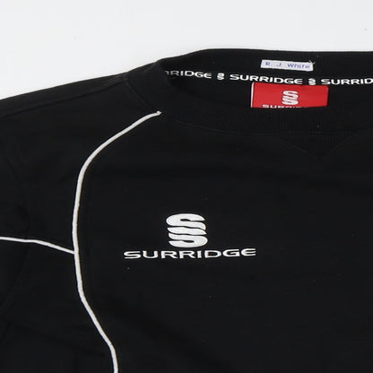 Surridge Mens Black Cotton Pullover Sweatshirt Size S - York City FC
