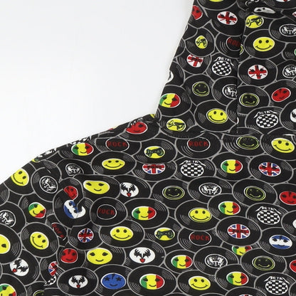 Bubble Boys Multicoloured Cotton Full Zip Hoodie Size 8 Years Zip - Emojis