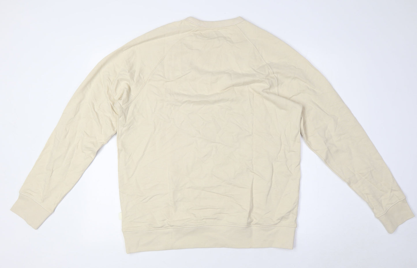 Mens UK Size M Marks and Spencer Beige Pullover Sweatshirt
