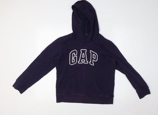 Gap Womens Blue Cotton Pullover Hoodie Size XS