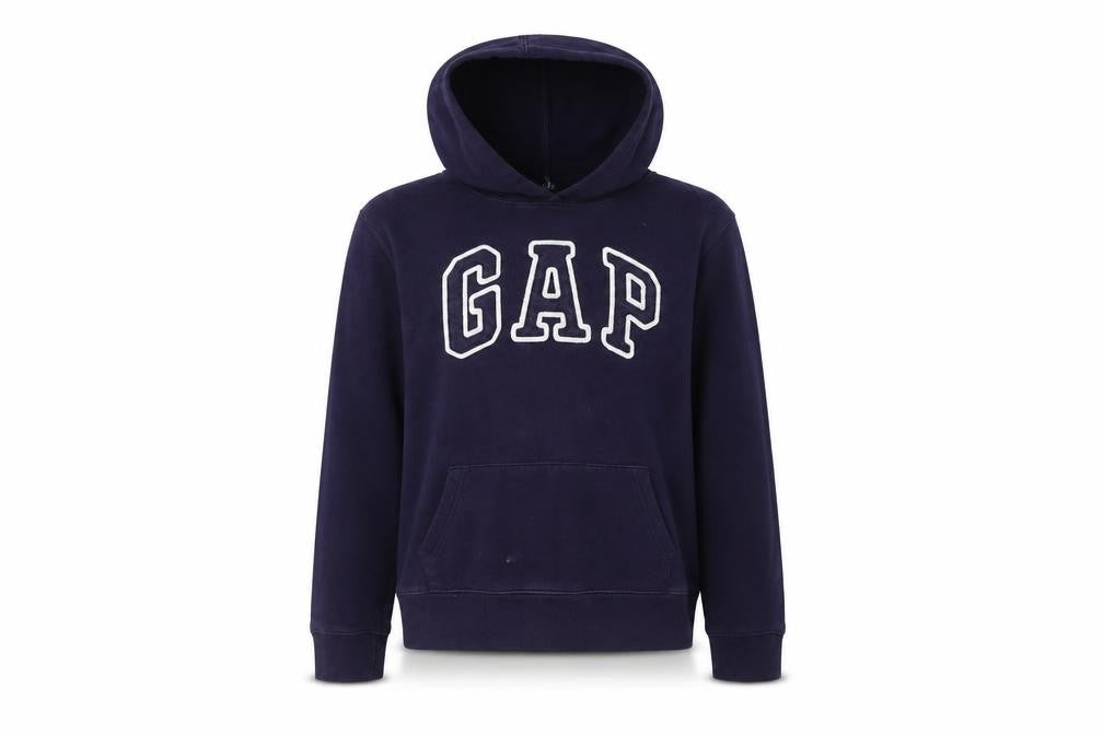 Womens UK Size XS Gap Blue Pullover Hoodie