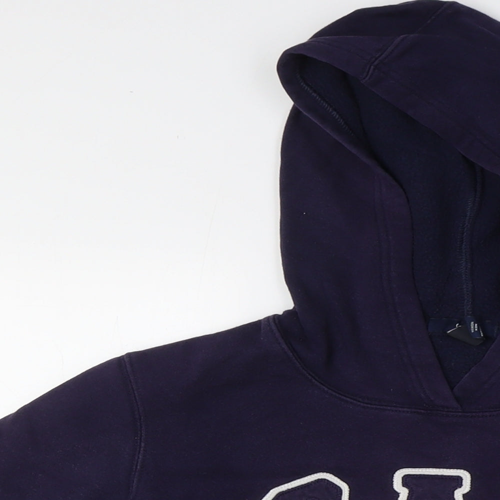 Gap Womens Blue Cotton Pullover Hoodie Size XS