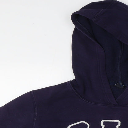 Gap Womens Blue Cotton Pullover Hoodie Size XS