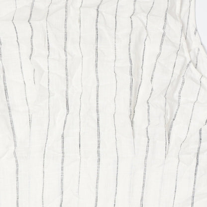 Womens UK Size 22 Marks and Spencer White Basic Button-Up
