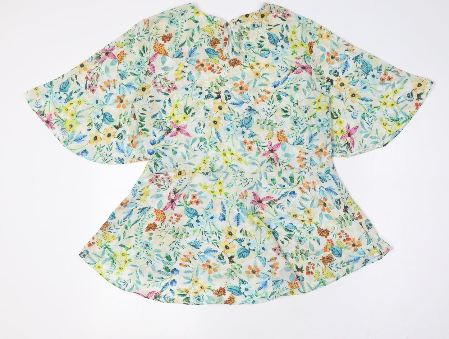 Womens UK Size 8 Koton Multicoloured Basic Button-Up