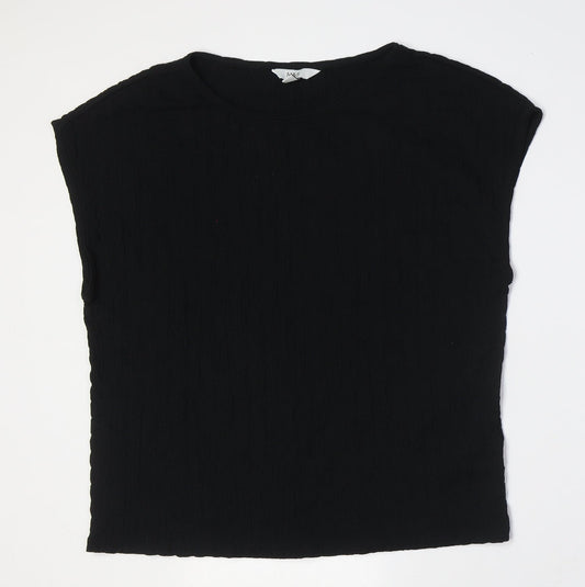 Womens UK Size 20 Marks and Spencer Black Basic Button-Up