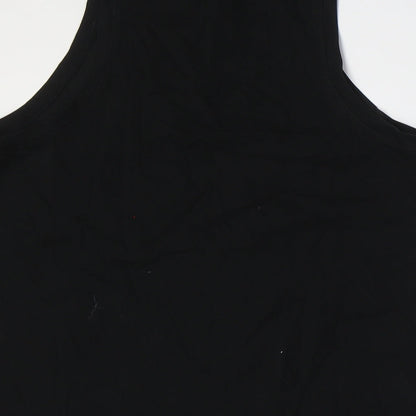 Madewell Womens Black Cotton A-Line Size M Round Neck - Peplum