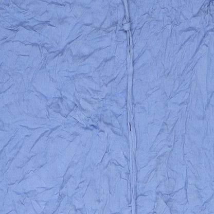 ASOS Womens Blue Viscose A-Line Skirt Size 16 Tie - Beach Wear