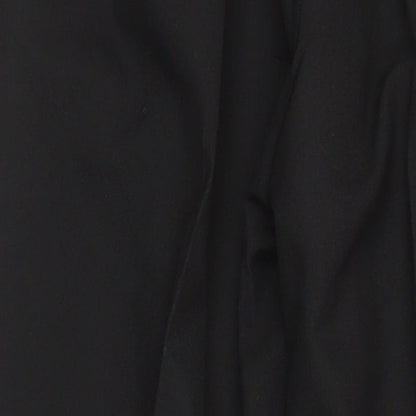 Smart Wear Mens Black Polyester Trousers Size 34 in L30 in Regular