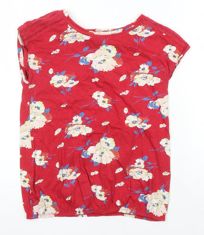 Womens UK Size 10 NEXT Multicoloured Jersey Blouse