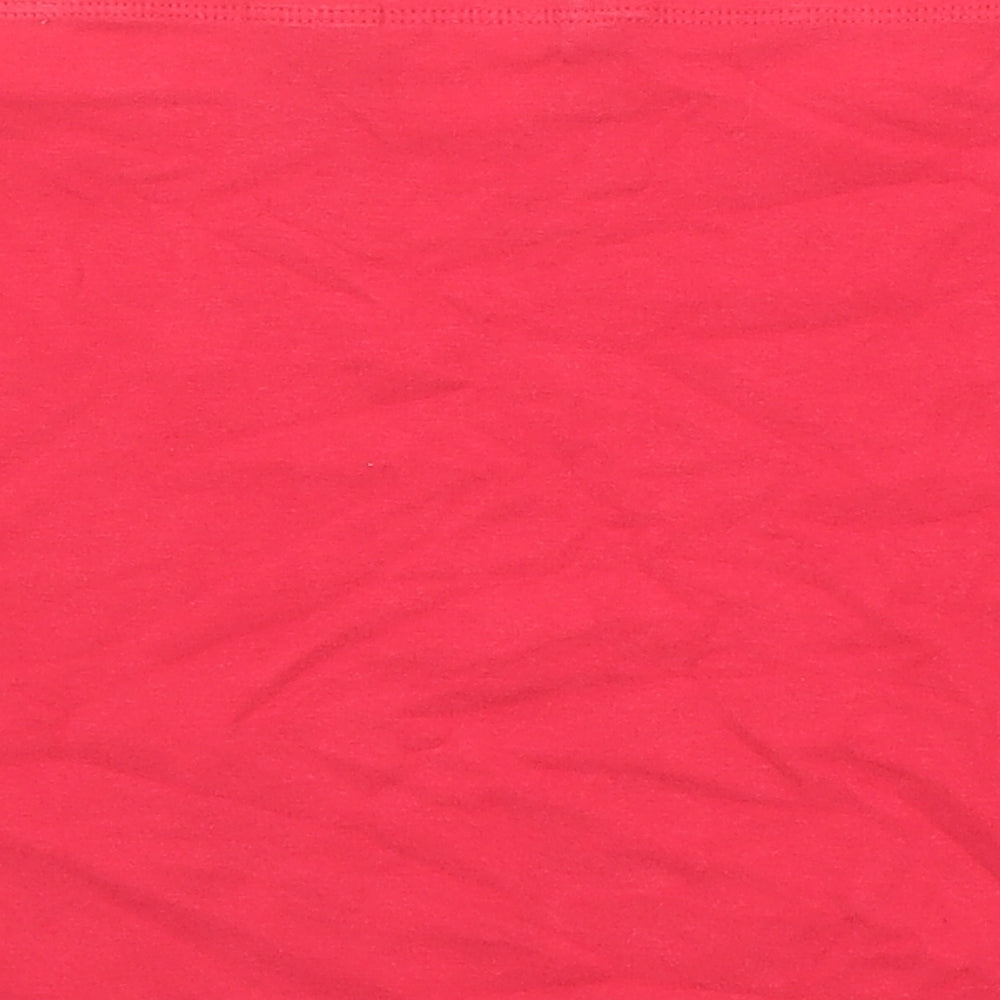 H&M Womens Pink Cotton Mini Skirt Size 10