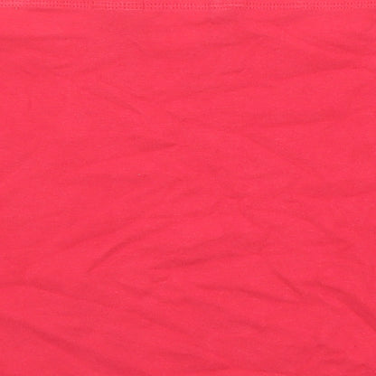 H&M Womens Pink Cotton Mini Skirt Size 10