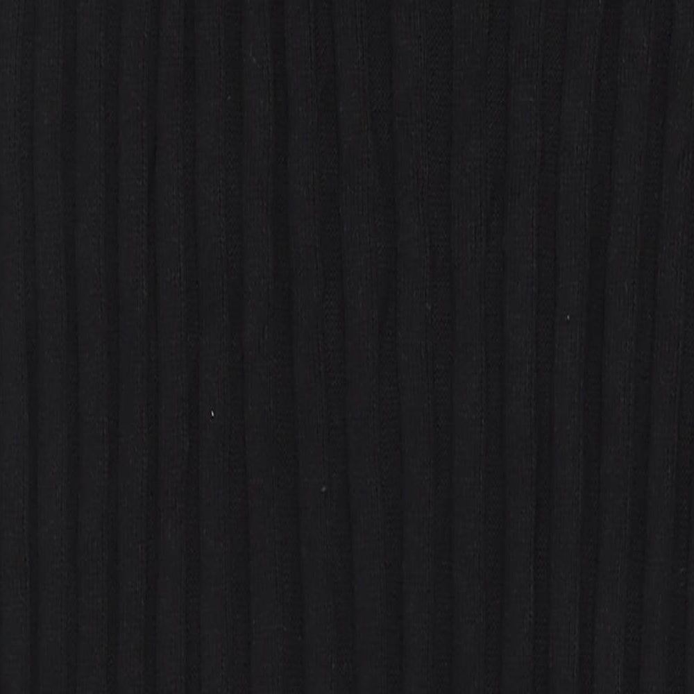 M&S Womens Black Polyester Maxi Size 22 Sweetheart