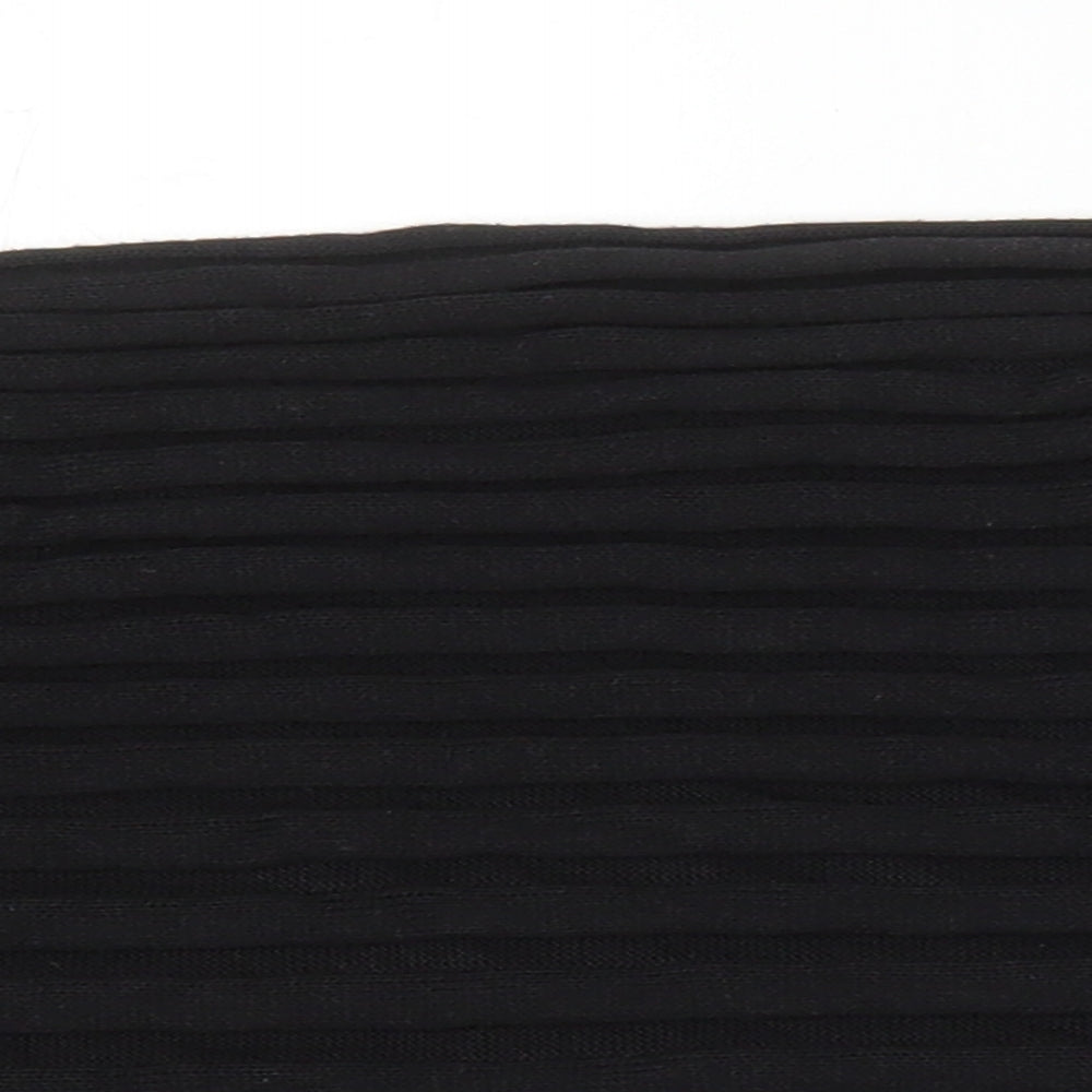 M&S Womens Black Polyester Maxi Size 22 Sweetheart