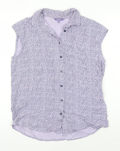Womens UK Size 6 NEXT Multicoloured Basic Blouse
