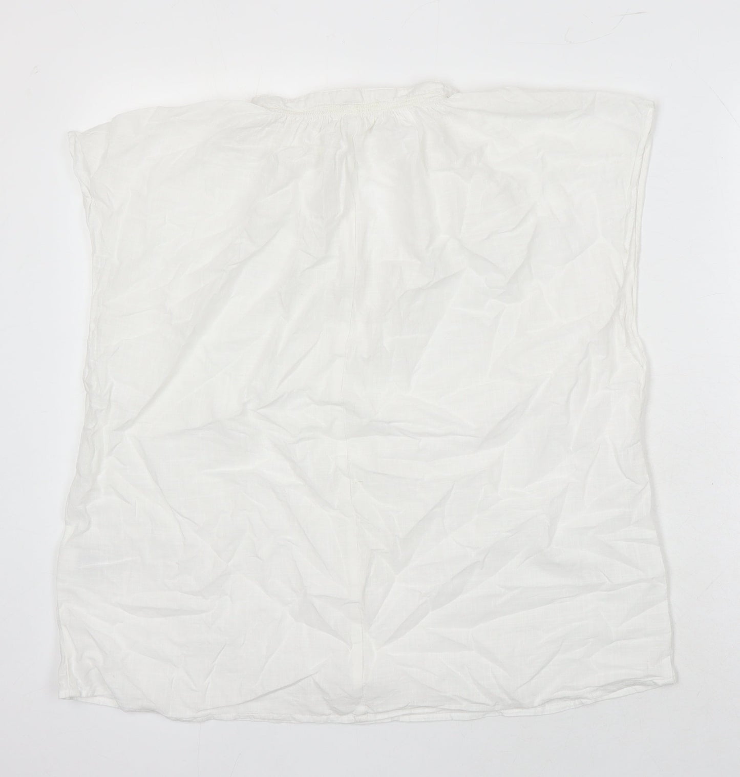 Womens UK Size M H&M White Tunic Blouse