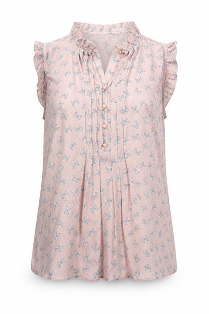Womens UK Size L Aphorism Multicoloured Tunic Blouse