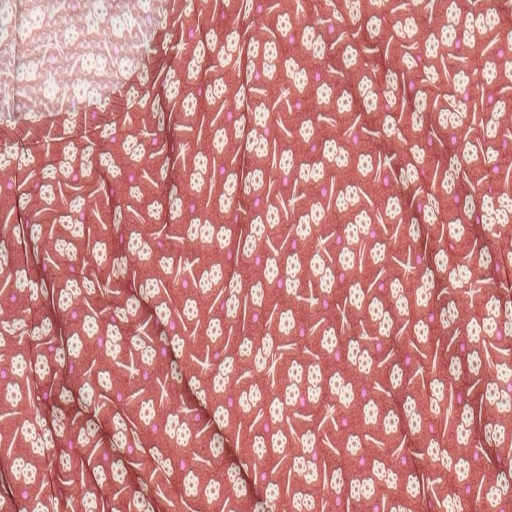 NEXT Womens Multicoloured Floral Polyester Maxi Size 22 V-Neck