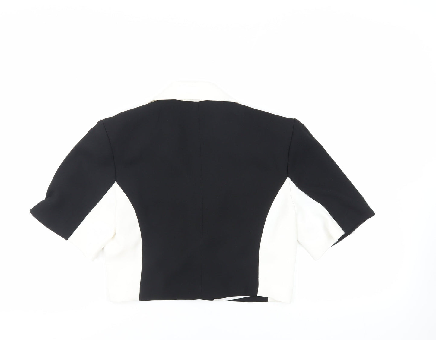 Romanni Womens Black Jacket Size 6 Button