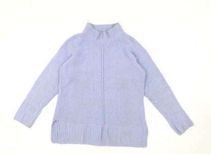 Womens UK Size M Marks and Spencer Blue Pullover Jumper
