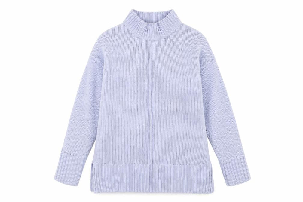 Womens UK Size M Marks and Spencer Blue Pullover Jumper