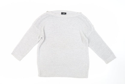 Womens UK Size M Wallis Grey Pullover Jumper
