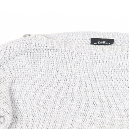 Womens UK Size M Wallis Grey Pullover Jumper