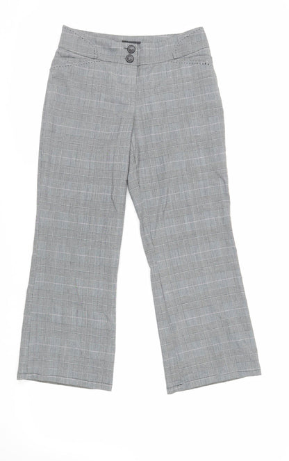 Womens UK Size 8 NEXT Regular Fit  Grey Trousers