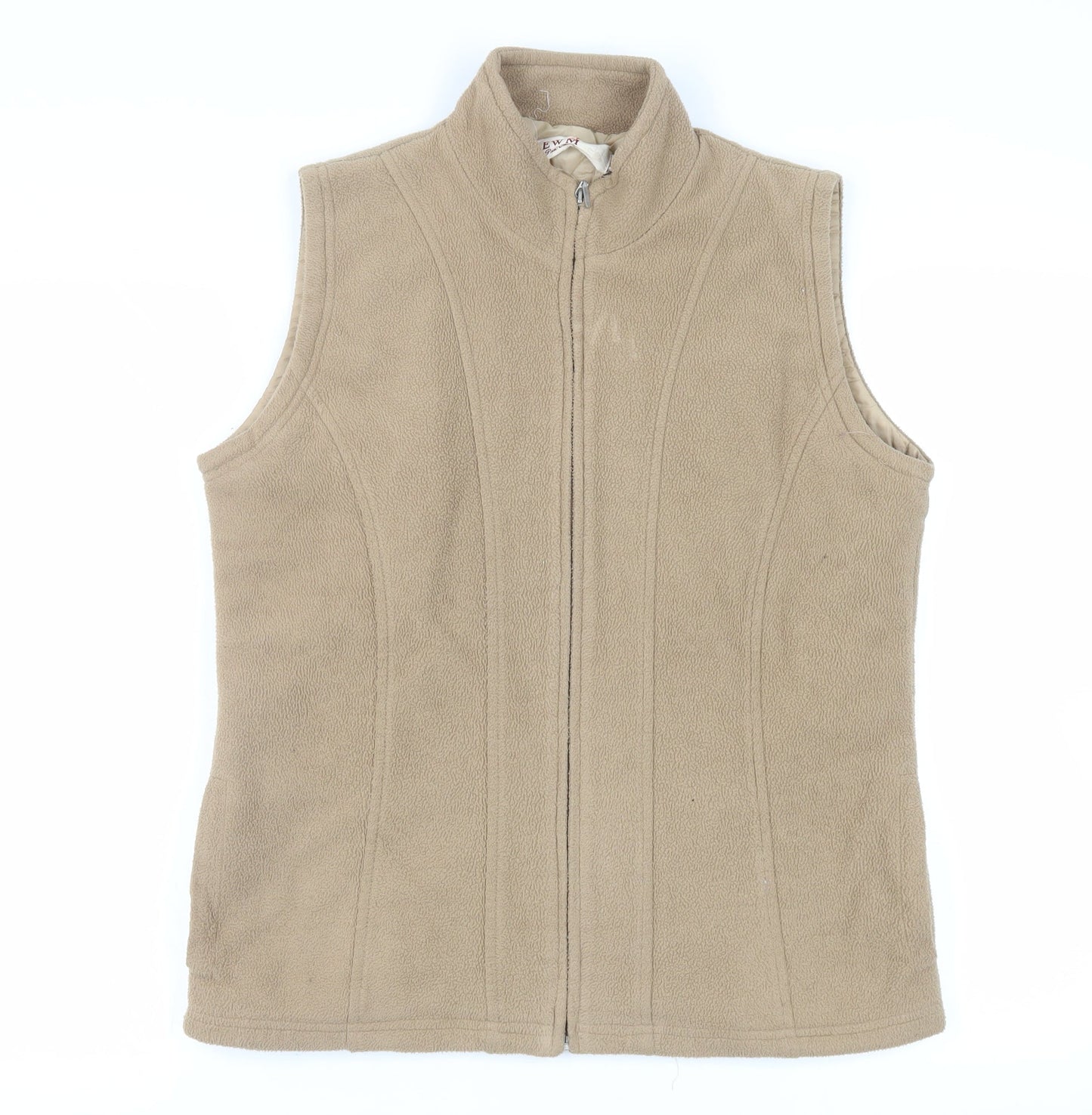 Womens UK Size 14 EWM Beige Gilet