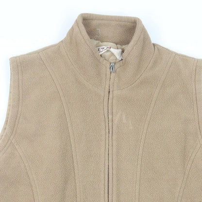 Womens UK Size 14 EWM Beige Gilet
