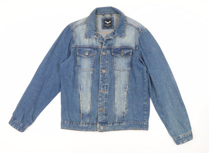Mens UK Size L Brave Soul Blue Jacket