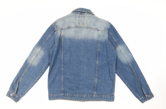 Mens UK Size L Brave Soul Blue Jacket