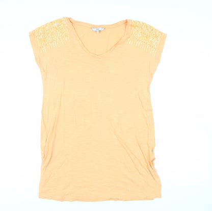 Womens UK Size 12 NEXT Orange Tunic T-Shirt