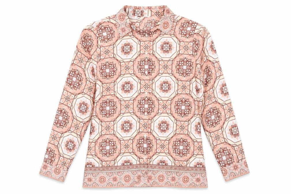 Womens UK Size 14 Marks and Spencer Pink Basic Button-Up
