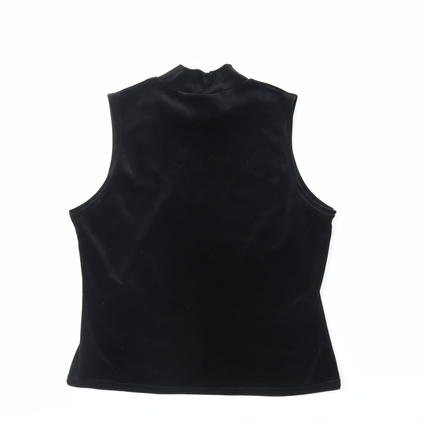 Womens UK Size 16 Classic Black Basic Blouse