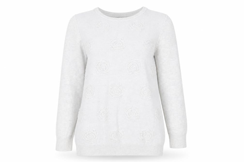 Womens UK Size 10 Dorothy Perkins Grey Pullover Jumper