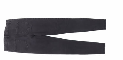 Denim & Co. Womens Black Cotton Skinny Jeans Size 12 L29 in Regular Zip