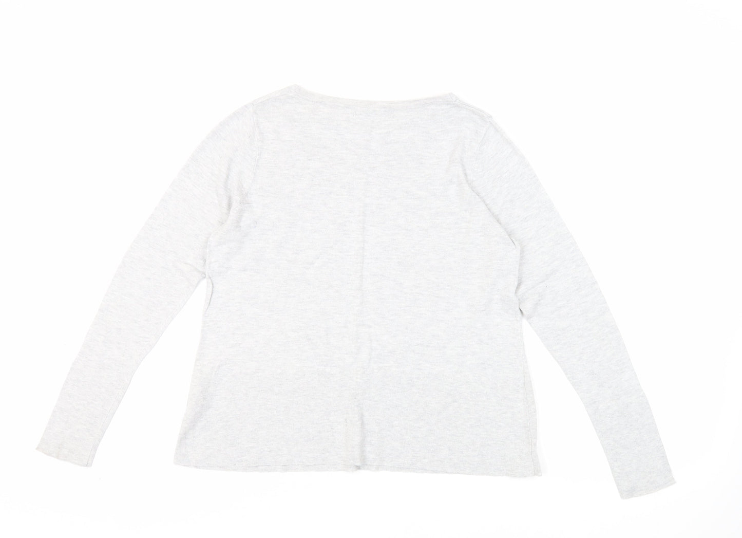 Womens UK Size 12 Marks and Spencer Grey Pullover Jumper